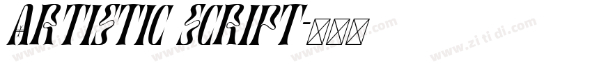 Artistic Script字体转换